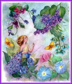 Lilac Enchanting Flower Fairy