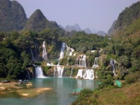 Detian Waterfall, China.