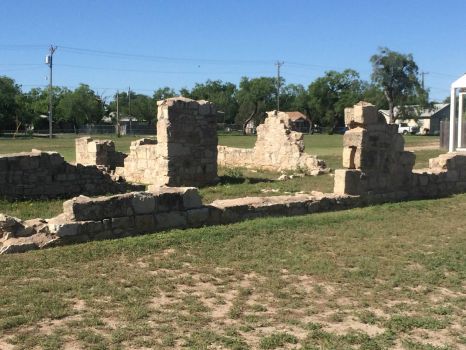 Ruins at Historic Fort Concho, TX