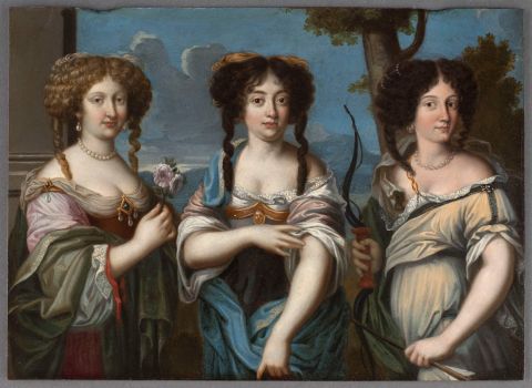 Triple portrait of women, formerly known as "The Nieces of Cardinal Mazarin