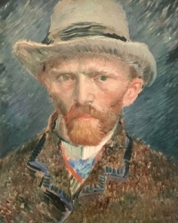Vincent van Gogh - Self-Portrait - 1887 / Will go up to 500 pieces!