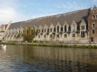 Gent: Het Groot Vleeshuis, gebouwd in 1251 - Great Meathouse, built in 1251