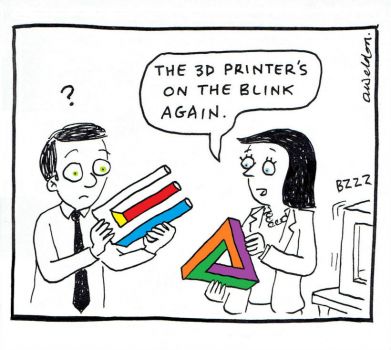 3D printer on the blink