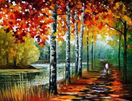 "Autumn Landscape" by Leonid Afremov