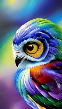Full color owl