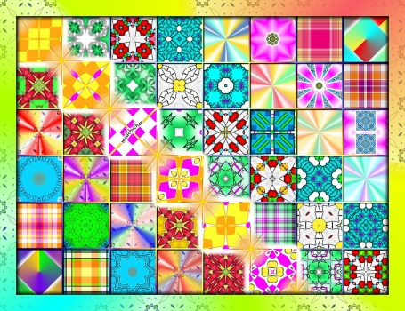 Solve Patterns o'Plenty.... jigsaw puzzle online with 192 pieces