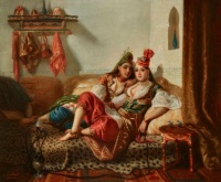 Deux Orientales à Alger by Benjamin Roubaud
