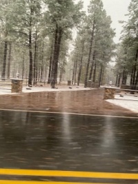 Snow in Show Low 1