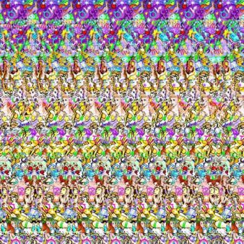 Solve And another Magic Eye jigsaw puzzle online with 49 ...