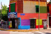 colorful corner building