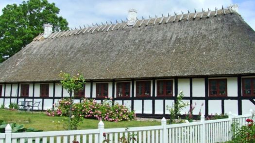 Thatched cottage, Drejø, Denmark