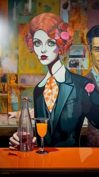 Solve Original Portrait Digital by Hugo Valentine _ Surrealism Art on