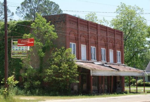 Small towns are dying. This somewhere in Alabama, W. Blockton I think