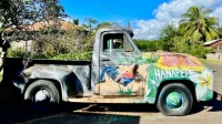 Artistic old Kawaii junk truck