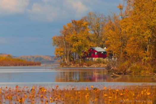Solve Cabin along the river in Thomson, Illinois. jigsaw puzzle online ...