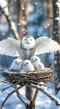 Cute Owls,  1-24-2025