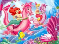 Ariel and friend riding