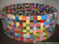 Round Cube Wall by Kate Mackay at Factory 49