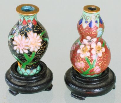 Mini Cloisonne Vases