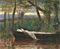 Walter Crane (1845–1915), The Lady of Shalott (1862) - 3 OF 4