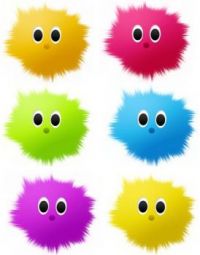 Cute little fuzzy dots