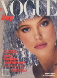 -renee-toft-simonsen on the cover of VOGUE 1980's