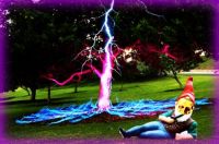Lightning Bolt Hits A Tree....But Misses Mee!.....