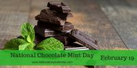 Today Is National Chocolate Mint Day!!