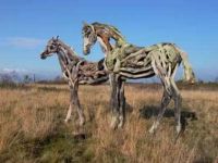 Driftwood Horses