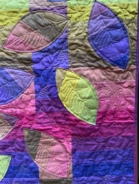 Quilted Leaves Closeup