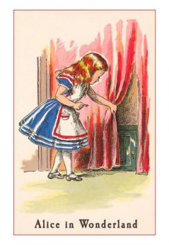 Alice finds the hidden door