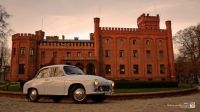 Old Car & Old Castle Rzucewo Poland
