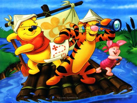Winnie The Pooh, Tigger, Piglet