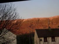 THE CAMPSIE HILLS FROM MY WINDOW