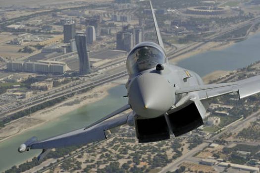 eurofighter over Abu Dhabi