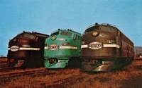 New York Central 4055, 4053 and 4056 EMD E8s.