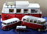 Red and White VW Toys