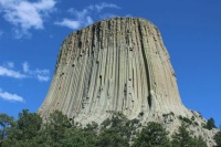 Devil's Tower closeup