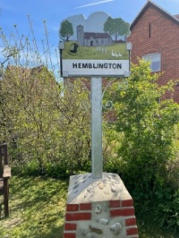 Hemblington Village Sign