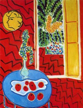 'Red Interior: Still Life on a Blue Table' (1947) by Henri Matisse.