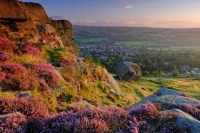 Ilkley Moor in West Yorkshire, England