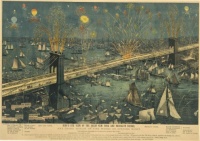 Birds-Eye View of the Great New York and Brooklyn Bridge - simply The Brooklyn Bridge! / want a 600 piece puzzle - just ask!