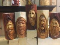 a wood carvings