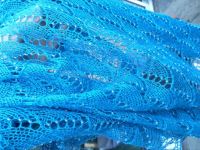 Silk and bead shawl