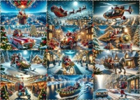Busy Santa Claus