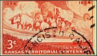 Kansas Territorial Centennial Postage Stamp