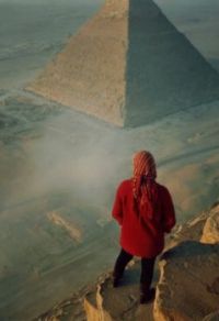 ME ON TOP OF THE WORLD'S LARGEST PYRAMID
