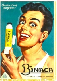 Themes Vintage ads - Binaca Toothpaste