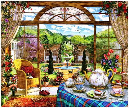 High Tea in the Conservatory