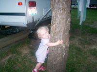 Tree hugging Hayven -